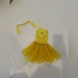 Yellow Tutu Dress size newborn